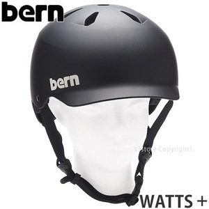 1円～ 21 BERN WATTS ＋ MATTE BLACK XXXL バーン ワッツ プラス ヘルメット スノー スノボ スキー ウインター [同梱不可]