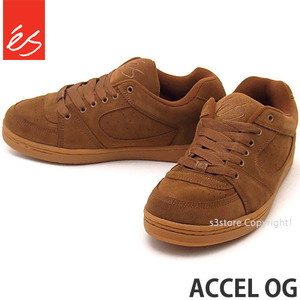 1円～ es ACCEL OG BROWN/GUM 27.0cm エス アクセル オージー スケートボード 靴 スケシュー メンズ ストリート [同梱不可]