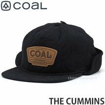 1円～ COAL THE CUMMINS BLACK OS コール ザ カミンズ 帽子 キャップ ヘッドウェア イヤーフラップ 耳当て アウトドア [同梱不可]_画像1