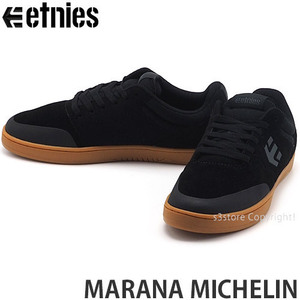 1円～ ETNIES MARANA MICHELIN BLK/DARK GRY/GUM 26.0cm エトニーズ マラナ ミシュラン スニーカー 靴 スケボー [同梱不可]