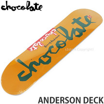 1円～ CHOCOLATE ANDERSON DECK 8.0 チョコレート アンダーソン デッキ スケボー スケートボード ストリート [同梱不可]_画像1