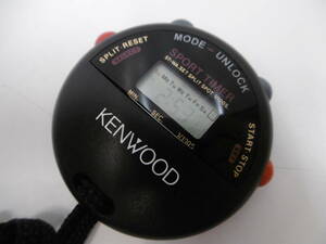 雑貨祭 ケンウッド ラウンドタイマー KENWOOD ストップウォッチ カレンダー SPORT TIMER アクセサリー 作動未確認 未使用品 長期保管品