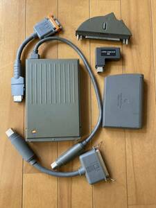 Macintosh Power Book Duo floppy SCSI Adapter accessory マッキントッシュ パワー ブック デュオ アダプター アクセサリー 中古 ジャンク