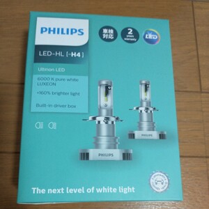 フィリップス 自動車用 LED ヘッドライト H4 6000K 12V 15W