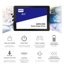 ハイスピード内蔵SSDカード【 1TB】2.5インチ BUL SATA3 6Gb/s 7mm 500MB/s SATAⅢ 1テラバイト ノートPCやディスクトップPCやゲーム機に_画像6