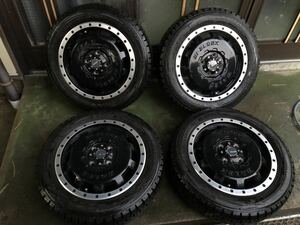 ※ヤマト運輸着払い2個口　155/65R14 スタッドレス 14インチ　アルト　タント　ミラ　Nボックス　Nワン　ワークス　HI brack