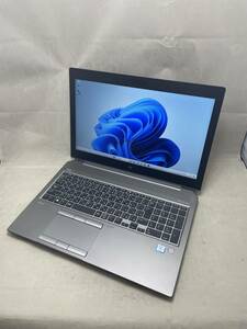 #300500 HP ZBook 15 G5 Mobile Workstation (Core i7-8850H/32GB/512GB NVMe + 2TB HDD/15.6インチ FHD /Quadro P2000/無線,BT/Win11 Pro)