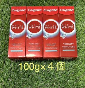 *4 piece set new package koru gate Colgate 100g Opti k white plus car in whitening tooth paste postage included 