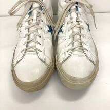 希少 US12.5 70s CONVERSE ONE STAR ハイカット レザー スニーカー コンバース ワンスター ALLSTAR HI チャックテイラー VINTAGE 1080360_画像7