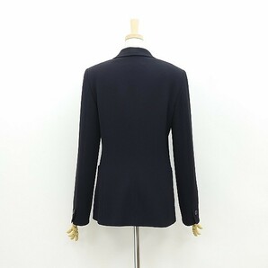 白タグ◆MaxMara マックスマーラ 3釦 ジャケット 紺 ネイビー 40の画像2