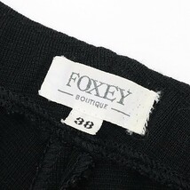 ◆FOXEY BOUTIQUE フォクシー ブティック ウール ニット パンツ 黒 ブラック 38_画像5