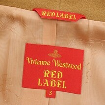 ●Vivienne Westwood RED LABEL ヴィヴィアン ウエストウッド レッドレーベル ビッグカラー オーブ釦 アンゴラ100% コート 3_画像5