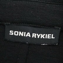 ◆SONIA RYKIEL ソニアリキエル ウール ロング丈 ジャケット コート 黒 ブラック 38_画像5