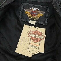 新品◆HARLEY-DAVIDSON ハーレー ダビッドソン 50064 牛革 レザー ベスト 黒 ブラック L_画像6