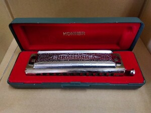 HOHNER ハーモニカ SUPER CHROMONICA 調子C 12穴　八王子引き取りOK1177