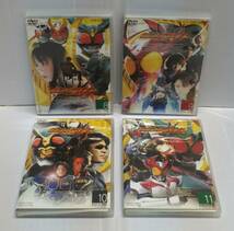 E02-1664 中古品 仮面ライダーアギト DVD 8巻～11巻 4種まとめ SALE ONLY テレビオリジナル版 東映(株) 11巻のみ特典カード封入_画像1