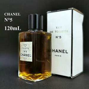 未使用　シャネル　5番　トワレ　ボトル　120ml　香水　Chanel No.5 EDT splash 4fl.oz