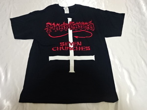 送料185円・U88■ ポゼスト(Possessed) Tシャツ　Lサイズ　SEVEN CHURCHES