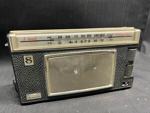 〇Da右107〇80 TOSHIBA トランジスターラジオ 8M-88S 2band 8transistor ラジオ 昭和レトロ 当時物 ラジオプレーヤー
