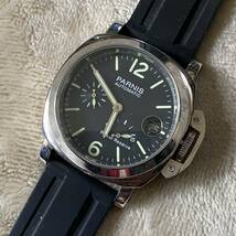 E-7/ PARNIS GMT パーニス　自動巻　PO717 腕時計 稼働品す_画像1