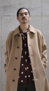 ワコマリア WACKO MARIA bal Collar COAT ( TYPE-4 ) BEIGE L バルカラーコート ベージュ Lサイズ