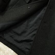 e20ナポレオン!!定価14万●未使用品級BURBERRY BLACK LABEL●高級メルトン羊毛!!最高峰トレンチコート●バーバリーコート　メンズ　_画像6