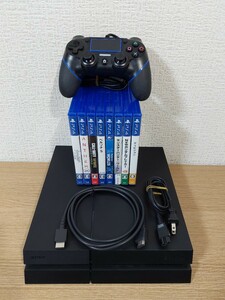 PS4本体+ソフト8枚セット/ディビジョン/ガンダムブレイカー/ペルソナ5/コールオブデューティ/VR WORLD/ANTHEM/うたわれるもの/モンハン