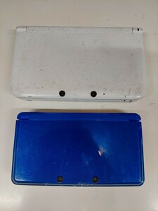 【ジャンク】 任天堂　ニンテンドー3DSLL本体 ホワイト　ニンテンドー3DS本体 コバルトブルー 2台セット