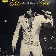 エルヴィス・オン・ステージVol.1／エルヴィス・プレスリー　(LPレコード)　That's The Way It Is/Elvis Presley_画像1