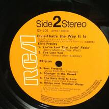 エルヴィス・オン・ステージVol.1／エルヴィス・プレスリー　(LPレコード)　That's The Way It Is/Elvis Presley_画像8