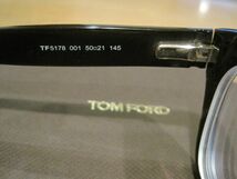 送料無料 TOMFORD トムフォード TF5178 映画 シングルマン made in italy 眼鏡本体 メガネケース メガネ拭き ギャランティーカード 箱_画像5