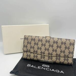 BALENCIAGA バレンシアガ ロングウォレット 総柄 長財布 箱付き