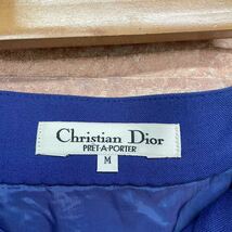 Christian Dior クリスチャンディオール タイトスカート 無地 膝下スカート Mサイズ レディース _画像3