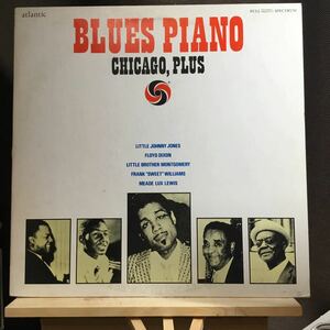 LP★国内盤 V.A/BLUES PIANO CHICAGO PLUS ブルース・ピアノ Little Johnny Jones Floyd Dixon Frank Williams 中村とうよう