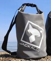 ★新品未使用　ジャッカル　JACKALL　ドライバッグ　15L　グレー　防水　釣り道具入れ　小物入れ　非売品★_画像7