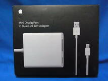 Apple Mini DisplayPort-Dual-Link DVI アダプタ MB571Z/A_画像1