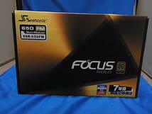 Seasonic FOCUS GOLD SSR-650FM 650W 80PLUS GOLD認証 ATX電源ユニット セミプラグイン_画像1