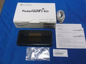 官4 【SIMロック解除済み】 ソフトバンク A101ZT Pocket Wifi 5G Wi-Fiルーター