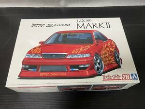 アオシマ 1/24スケール ザ★チューンドカーシリーズNo.26 BNスポーツJZX100 マークII '98 (トヨタ)新品未組立 グラムライツ57F