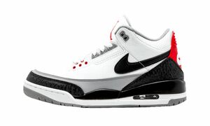 NIKE Air Jordan 3 Retro Tinker Hatfield White Black-Fire Red／28