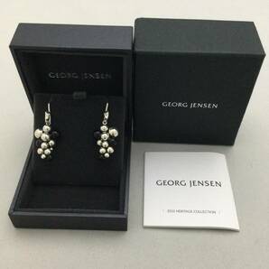 GEORGE JENSEN ジョージジェンセン ムーンライトグレープ フック ピアス アクセサリー 925 【C036401】の画像5