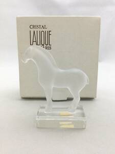 LALIQUE　ラリック　クリスタル　ホース　置物　馬　インテリア【B856370】