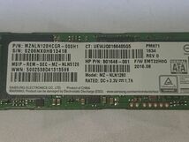 (BIOS確認済み)【SAMSUNG】 M.2 SSD SATA Model:MZ-NLN1280 128GB No.4_画像2