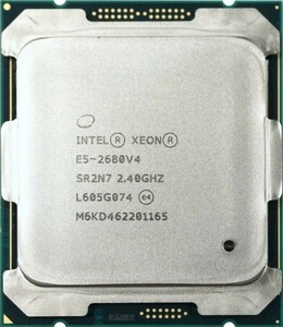 2個セット Intel Xeon E5-2680 v4 SR2N7 14C 2.4GHz 35MB 120W LGA2011-3 DDR4-2400