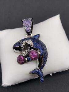  fighting Poe z Shark Brin Brin necklace Jaws silver 