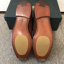 【未使用品】Crockett&Jones クロケット＆ジョーンズ WESTFIELD ウェストフィールド レザーシューズ 8E 26.5cm タバコブラウン SHIPS_画像4