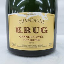 1円～【未開栓】KRUG GRANDE CUVEE クリュッグ グランキュヴェ ブリュット シャンパン 750ml 12.5% 11415473 1103_画像2