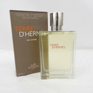 【美品】HERMES エルメス 香水 テール ドゥ エルメス オージブレー オードパルファム レフィラブルスプレー 100ml 箱付 11414633 1104