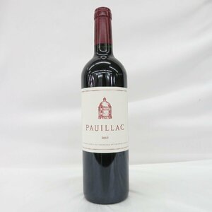 【未開栓】PAUILLAC ポイヤック 2013 赤 ワイン 750ml 13% 11422928 1110