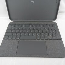 【中古品】Logicool ロジクール iPad Pro 11インチ用 キーボードケース COMBO TOUCH iK1176GRAr 11422778 1118_画像2